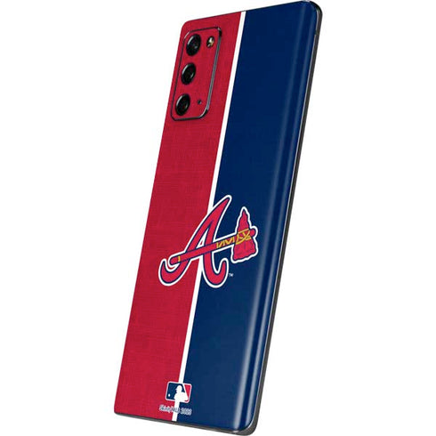 MLB Atlanta Braves Split Galaxy Note20 5G Skin