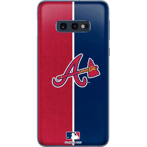 MLB Atlanta Braves Split Galaxy S10e Skin