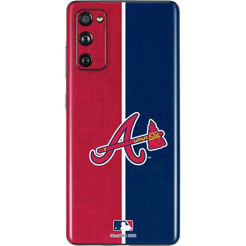 MLB Atlanta Braves Split Galaxy S20 Fan Edition Skin