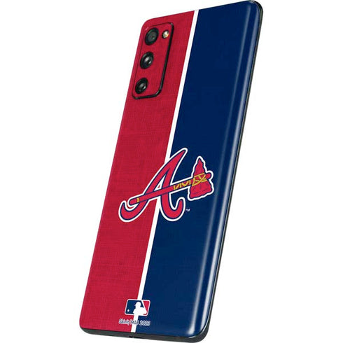 MLB Atlanta Braves Split Galaxy S20 Fan Edition Skin