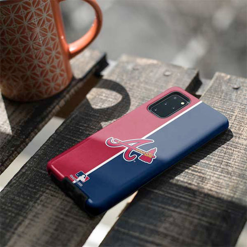 MLB Atlanta Braves Split Galaxy S20 Plus Pro Case