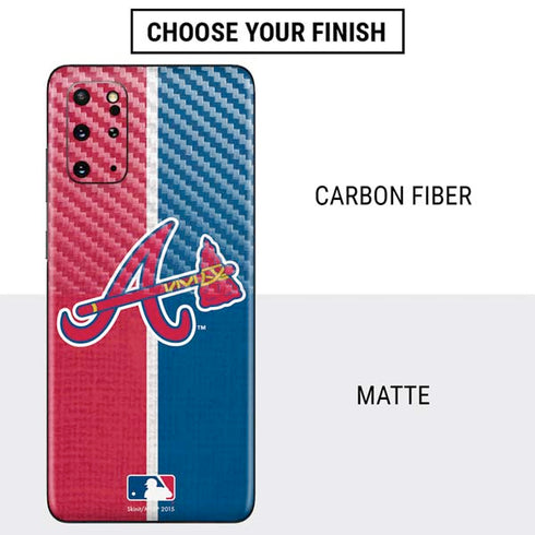 MLB Atlanta Braves Split Galaxy S20 Plus Skin