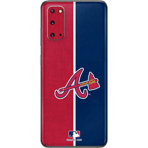 MLB Atlanta Braves Split Galaxy S20 Skin