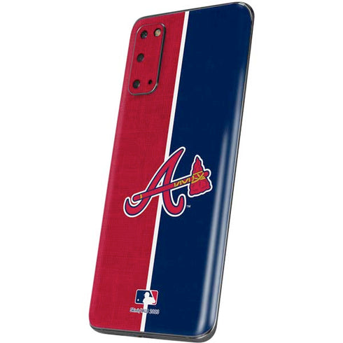 MLB Atlanta Braves Split Galaxy S20 Skin