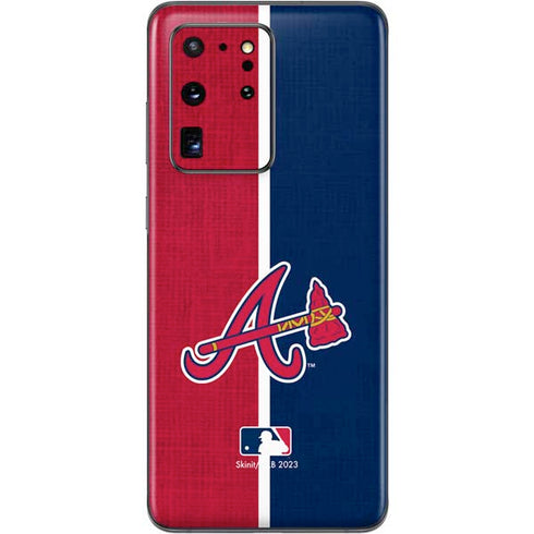 MLB Atlanta Braves Split Galaxy S20 Ultra 5G Skin