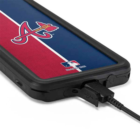 MLB Atlanta Braves Split Galaxy S20 Waterproof Case
