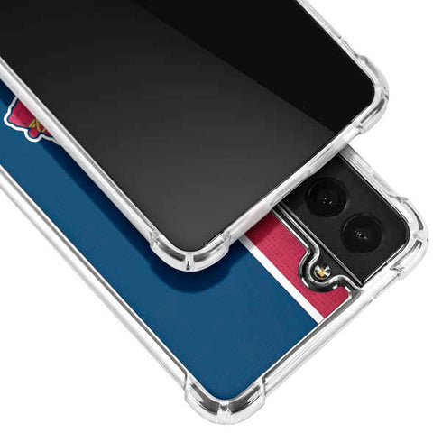 MLB Atlanta Braves Split Galaxy S21 FE Clear Case