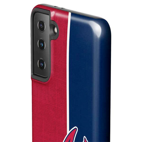 MLB Atlanta Braves Split Galaxy S21 Plus 5G Pro Case