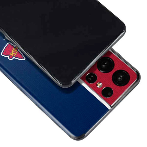 MLB Atlanta Braves Split Galaxy S21 Ultra 5G Skin