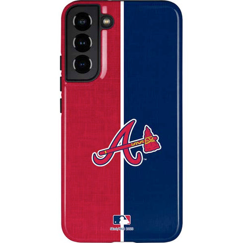 MLB Atlanta Braves Split Galaxy S22 Plus Pro Case