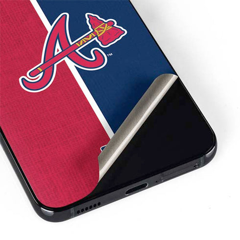 MLB Atlanta Braves Split Galaxy S22 Plus Skin
