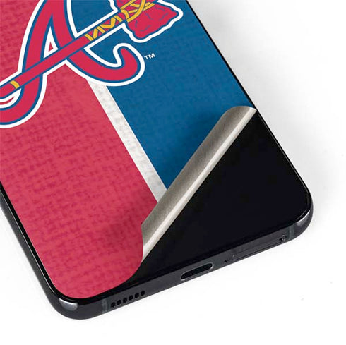 MLB Atlanta Braves Split Galaxy S22 Skin