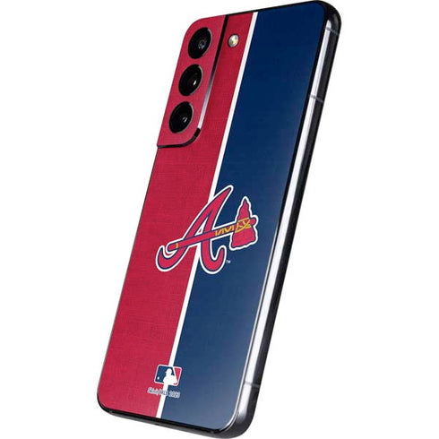 MLB Atlanta Braves Split Galaxy S22 Skin