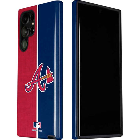 MLB Atlanta Braves Split Galaxy S22 Ultra Pro Case