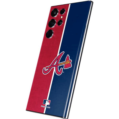 MLB Atlanta Braves Split Galaxy S22 Ultra Skin