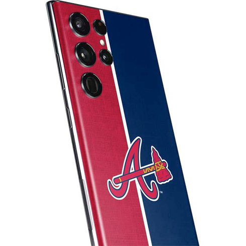 MLB Atlanta Braves Split Galaxy S22 Ultra Skin