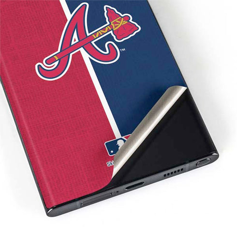 MLB Atlanta Braves Split Galaxy S22 Ultra Skin
