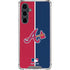 MLB Atlanta Braves Split Galaxy S23 FE Clear Case