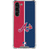 MLB Atlanta Braves Split Galaxy S23 Plus Clear Case