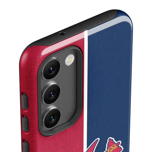 MLB Atlanta Braves Split Galaxy S23 Plus Pro Case
