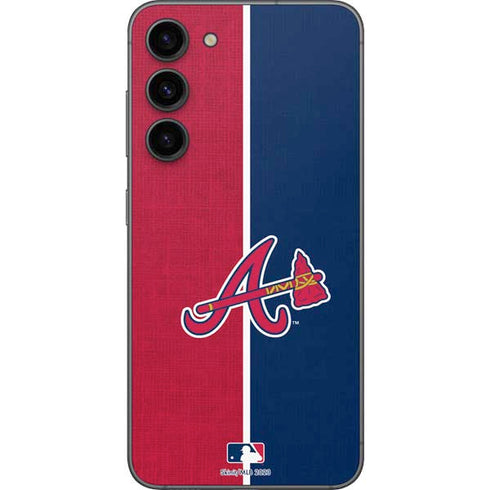 MLB Atlanta Braves Split Galaxy S23 Plus Skin