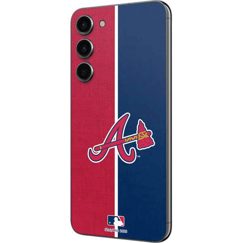 MLB Atlanta Braves Split Galaxy S23 Plus Skin