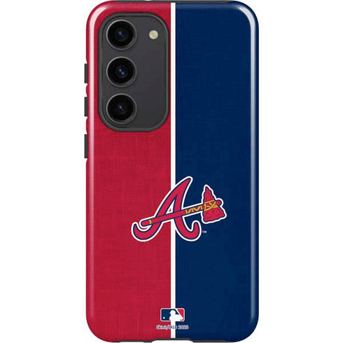 MLB Atlanta Braves Split Galaxy S23 Pro Case