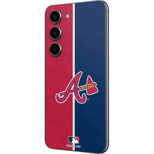 MLB Atlanta Braves Split Galaxy S23 Skin