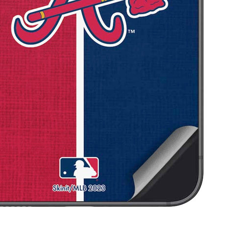 MLB Atlanta Braves Split Galaxy S23 Skin