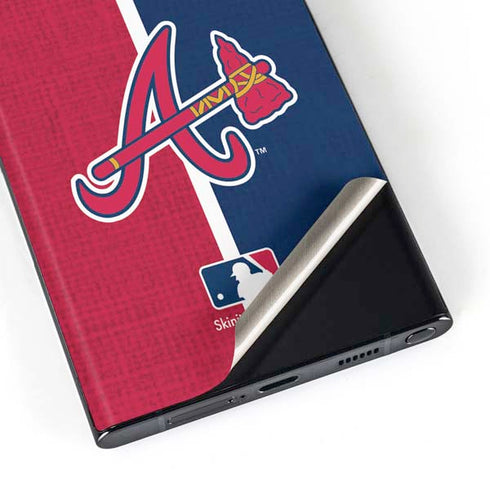 MLB Atlanta Braves Split Galaxy S23 Ultra Skin