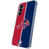 MLB Atlanta Braves Split Galaxy S24 Clear Case
