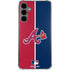 MLB Atlanta Braves Split Galaxy S24 Plus Clear Case