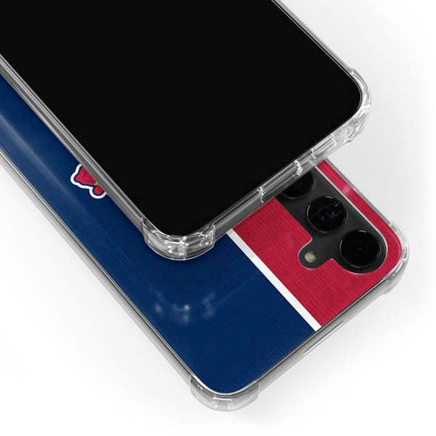 MLB Atlanta Braves Split Galaxy S24 Plus Clear Case