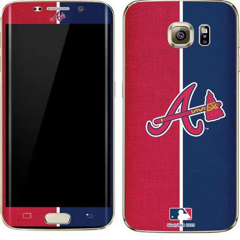 MLB Atlanta Braves Split Galaxy S7 Edge Skin