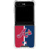 MLB Atlanta Braves Split Galaxy Z Flip5 5G Clear Case