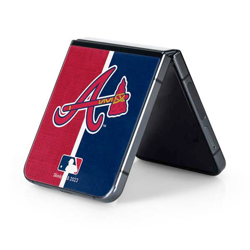 MLB Atlanta Braves Split Galaxy Z Flip5 5G Skin