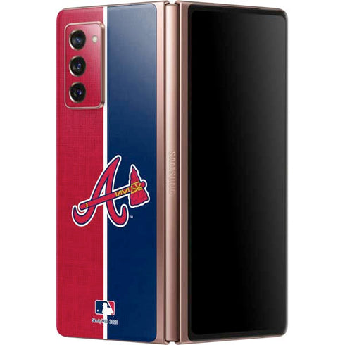 MLB Atlanta Braves Split Galaxy Z Fold2 5G Skin