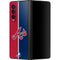 MLB Atlanta Braves Split Galaxy Z Fold3 5G Skin