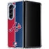 MLB Atlanta Braves Split Galaxy Z Fold5 5G Clear Case
