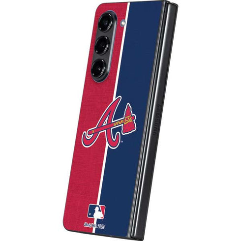 MLB Atlanta Braves Split Galaxy Z Fold5 5G Skin