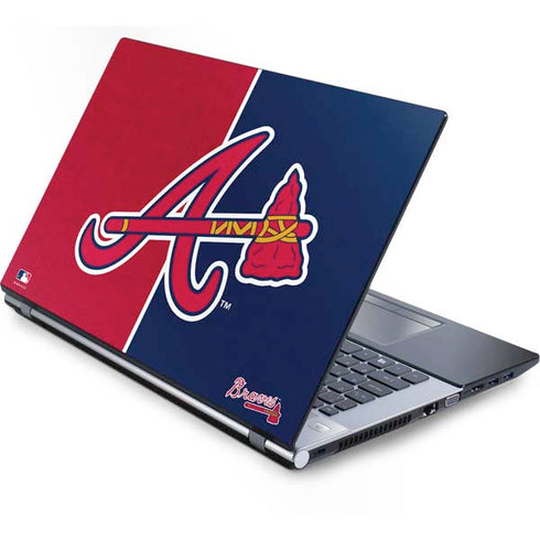 MLB Atlanta Braves Split Generic Laptop Skin