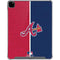MLB Atlanta Braves Split iPad Pro 12.9in (2020) Clear Case