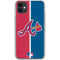 MLB Atlanta Braves Split iPhone 11 Clear Case