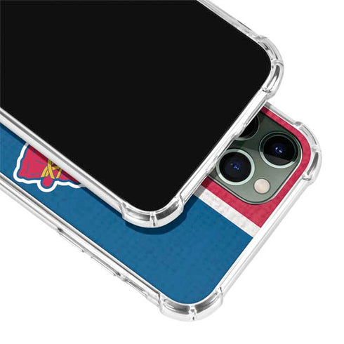 MLB Atlanta Braves Split iPhone 11 Pro Max Clear Case