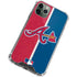 MLB Atlanta Braves Split iPhone 11 Pro Max Clear Case