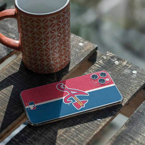 MLB Atlanta Braves Split iPhone 11 Pro Max Skin