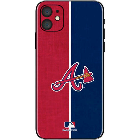 MLB Atlanta Braves Split iPhone 11 Skin