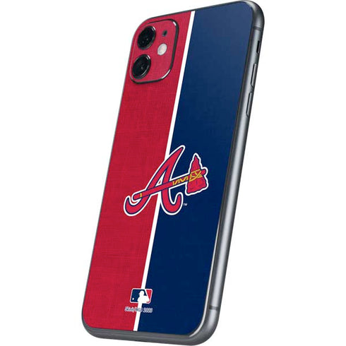 MLB Atlanta Braves Split iPhone 11 Skin