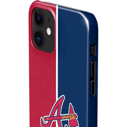 MLB Atlanta Braves Split iPhone 12 Mini Lite Case