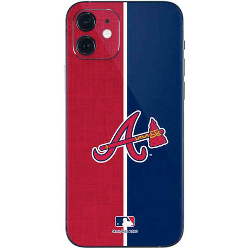 MLB Atlanta Braves Split iPhone 12 Mini Skin